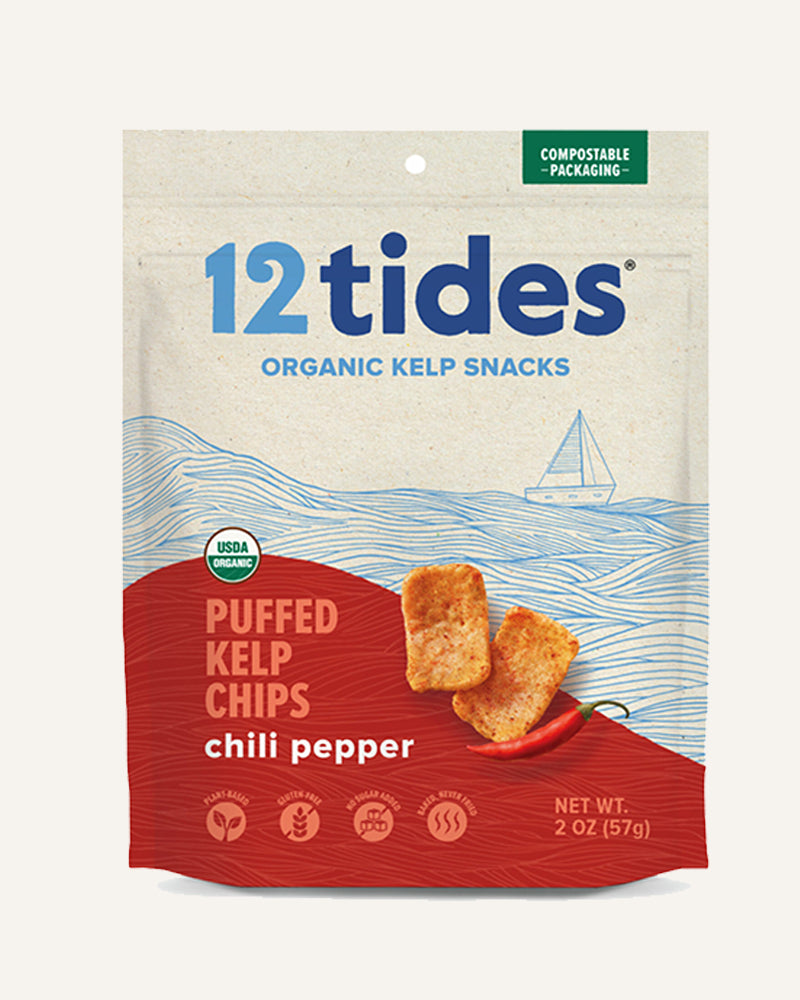 Chili Puffed Kelp Chips