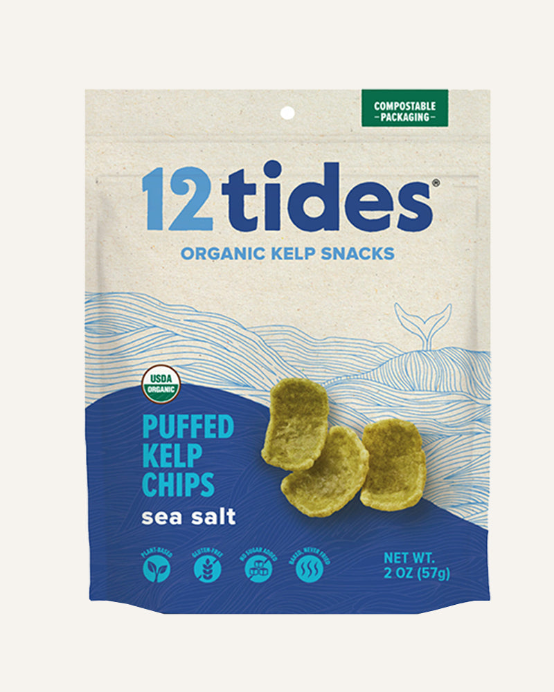 Organic Sea Salt Puffed Kelp Chips