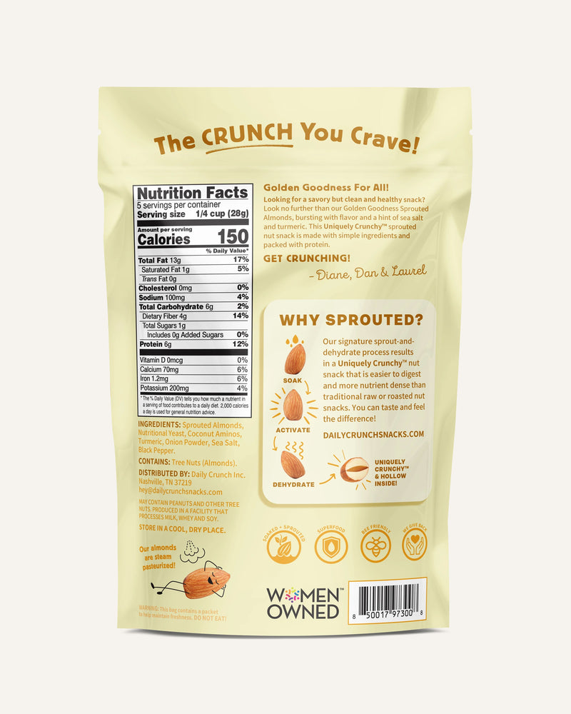 Golden Goodness Turmeric Sprouted Almonds