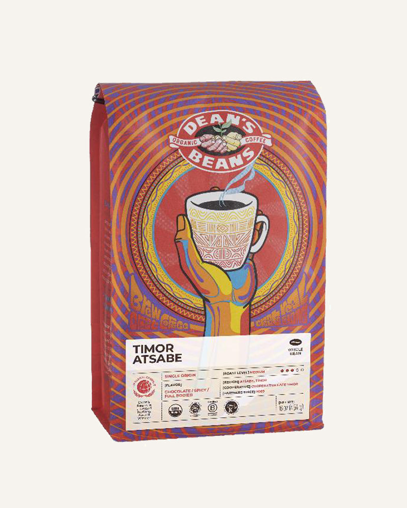 Organic Timor Atsabe Whole Bean Coffee