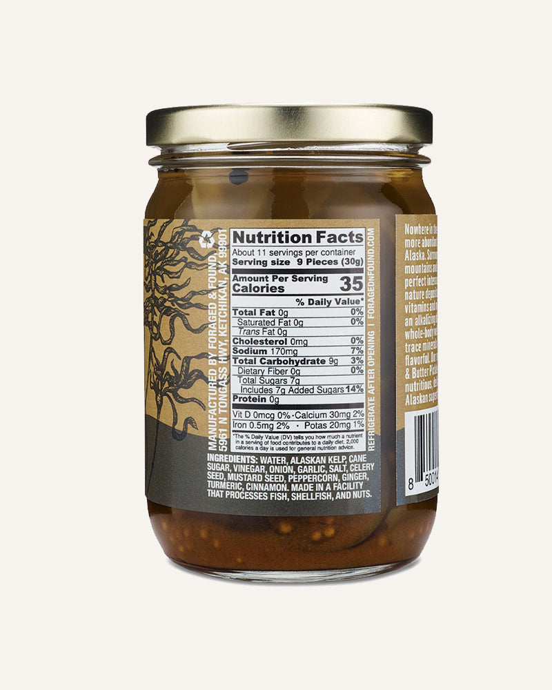 Bread & Butter Kelp Pickle Slices