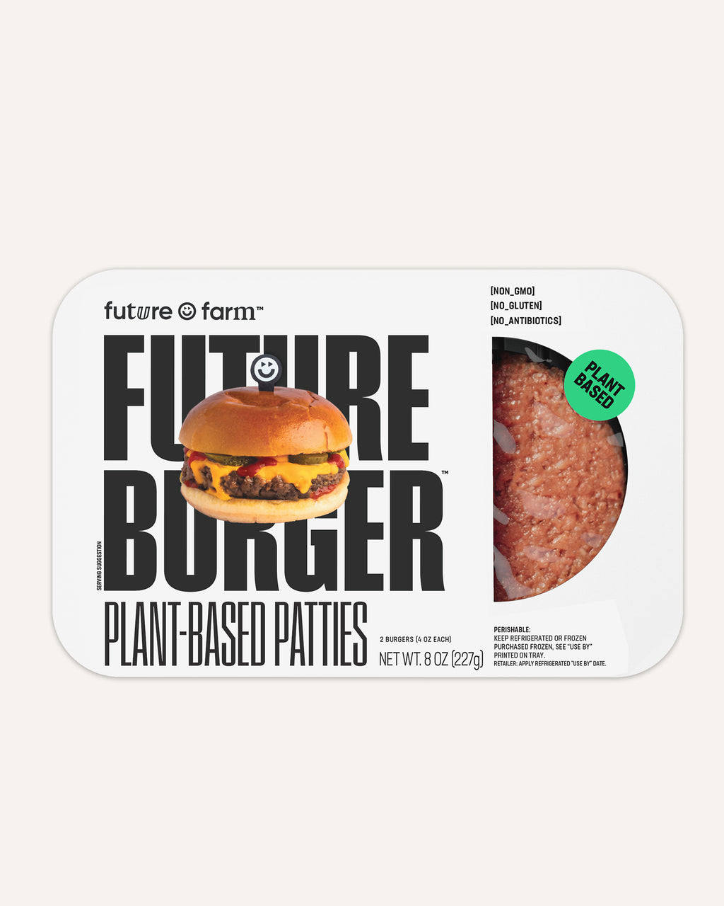 Burger, Plant-Based Burger Patties