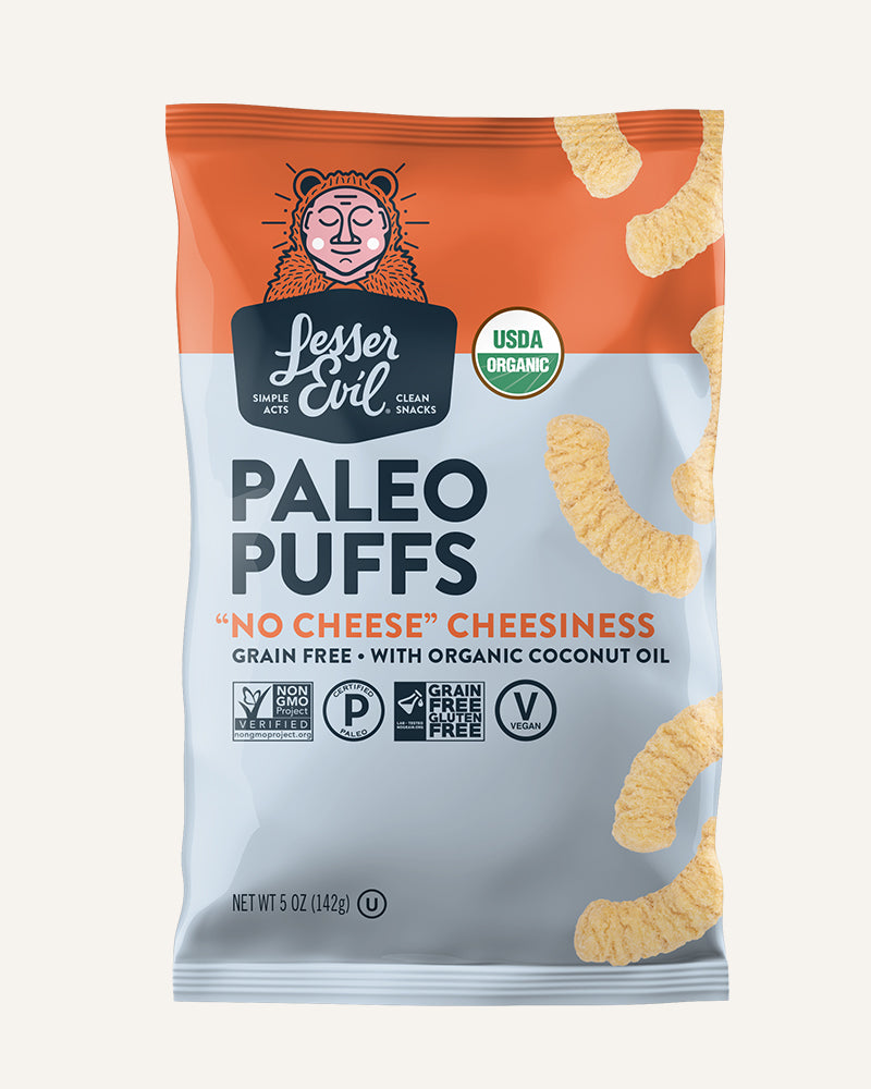 No-Cheese Cheesiness Paleo Puffs