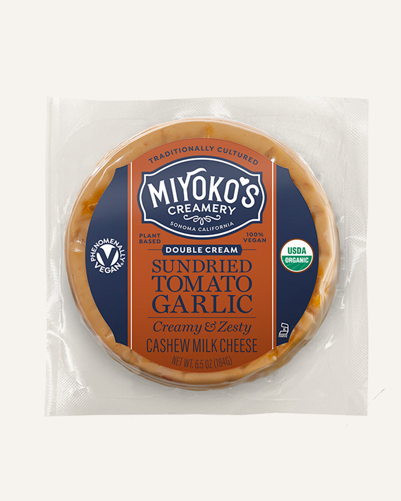 Double Cream Sun Dried Tomato Cashew Milk Cheese
