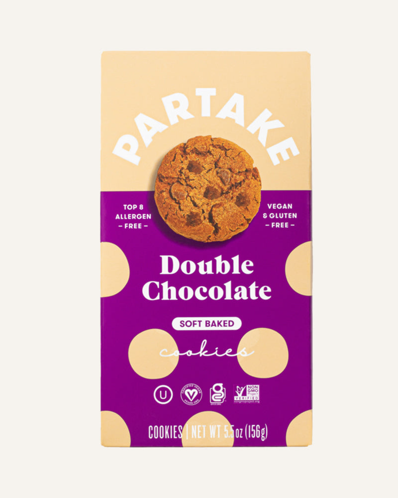 Soft Baked Double Chocolate Cookies