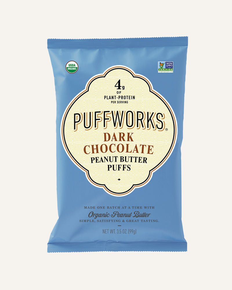 Dark Chocolate Peanut Butter Puffs