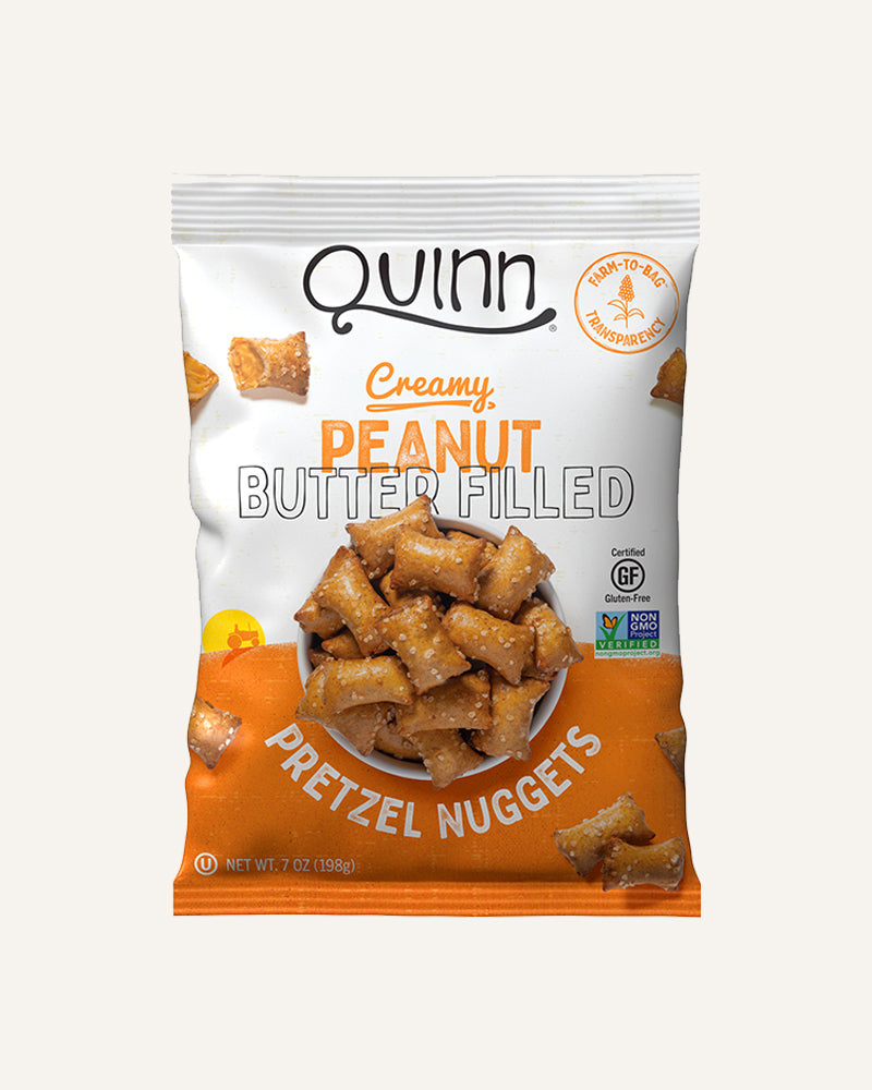 Peanut Butter Filled Gluten Free Pretzel Nuggets