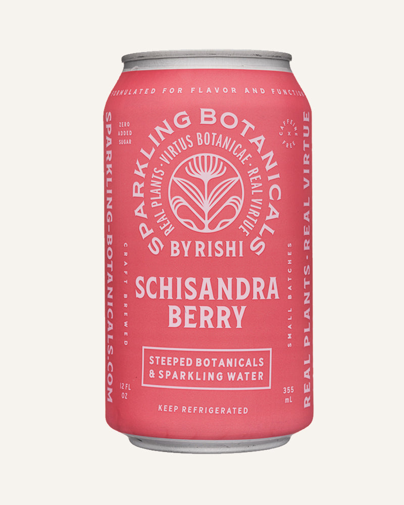Schisandra Berry Sparkling Botanical Tea • 3 Cans