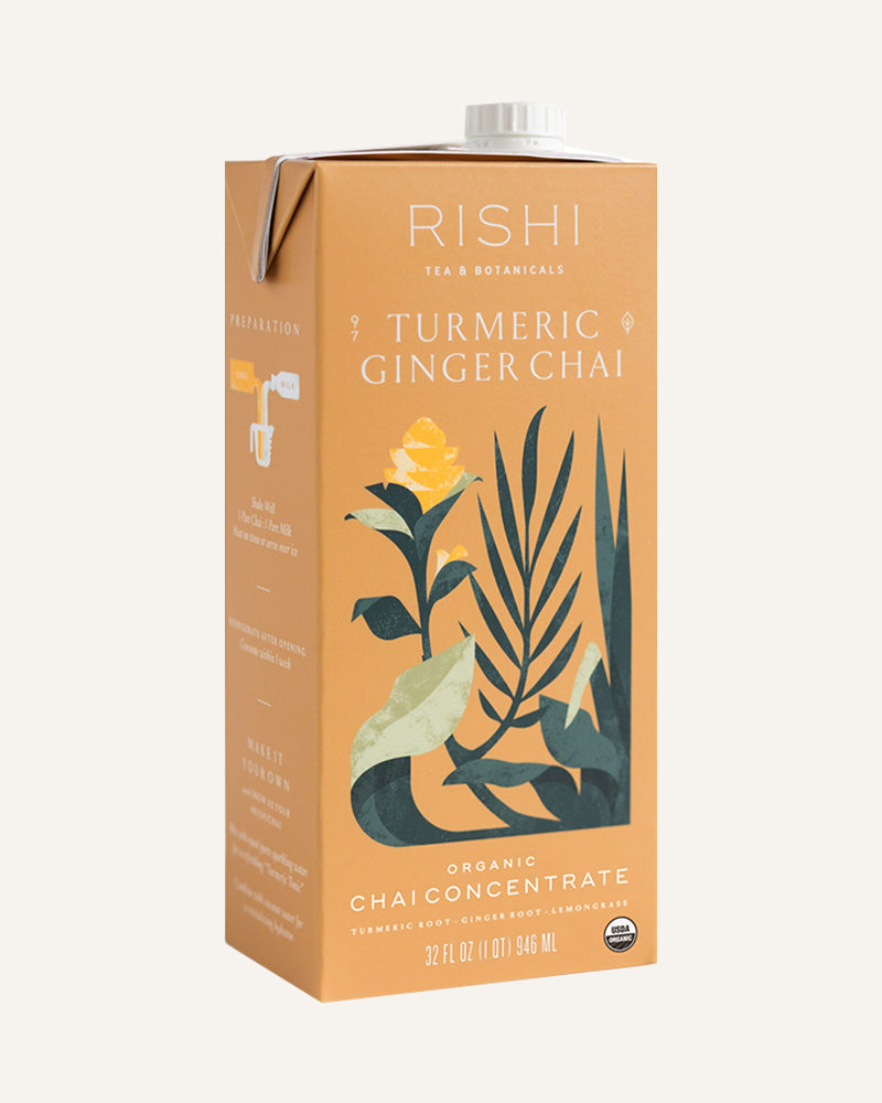 Turmeric Ginger Chai Tea Concentrate