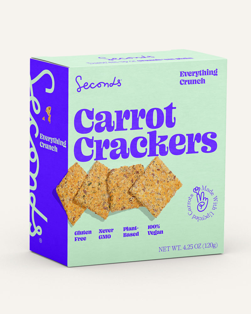 Everything Crunch Carrot Crackers