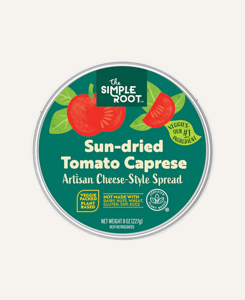 Sun-Dried Tomato Caprese Cheese-Style Spread