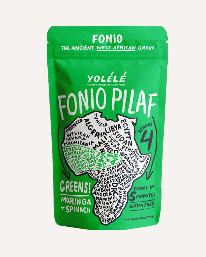 Greens! Fonio Pilaf